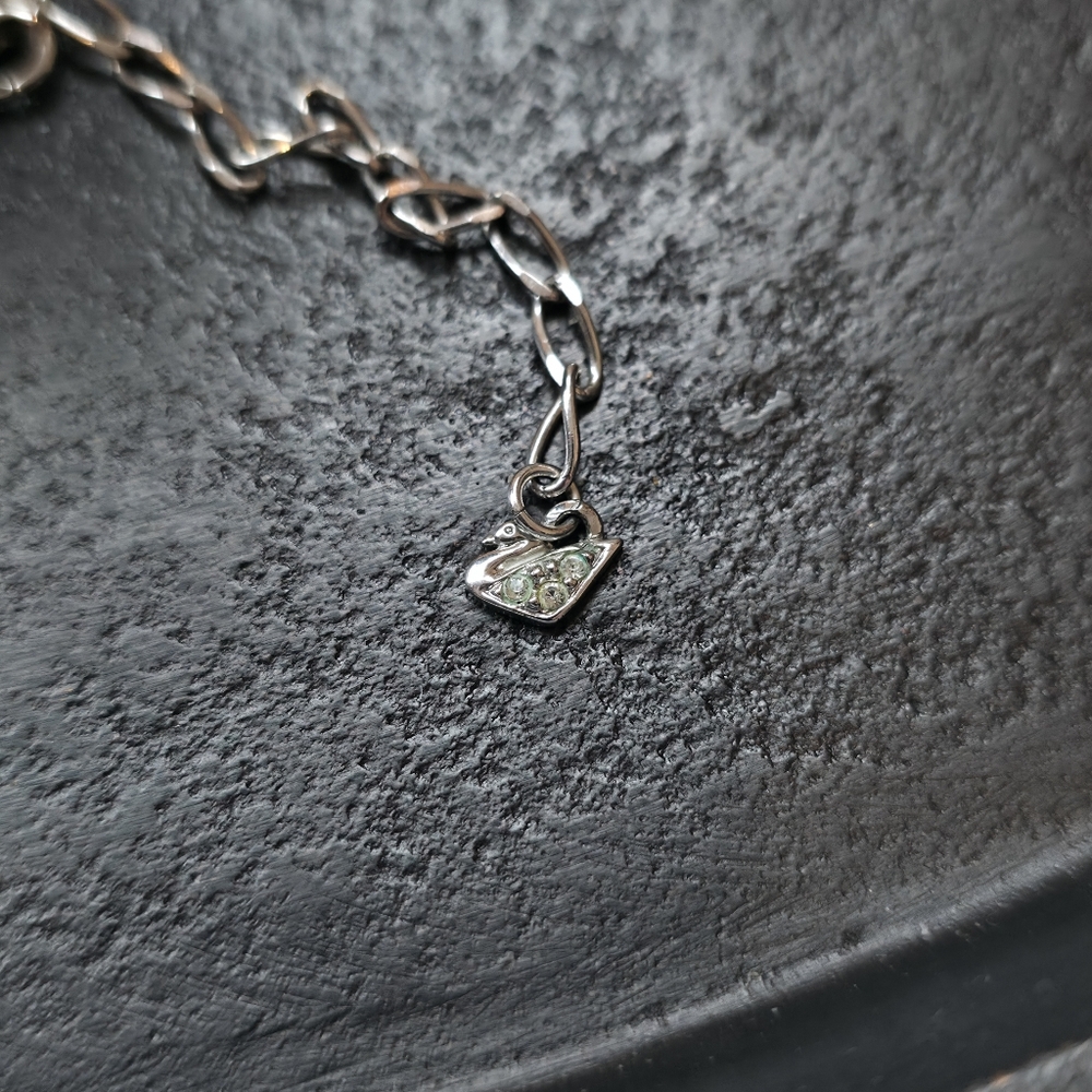 Swarovski Silver Plated Crystal Dance Necklace - Picture 4 of 4